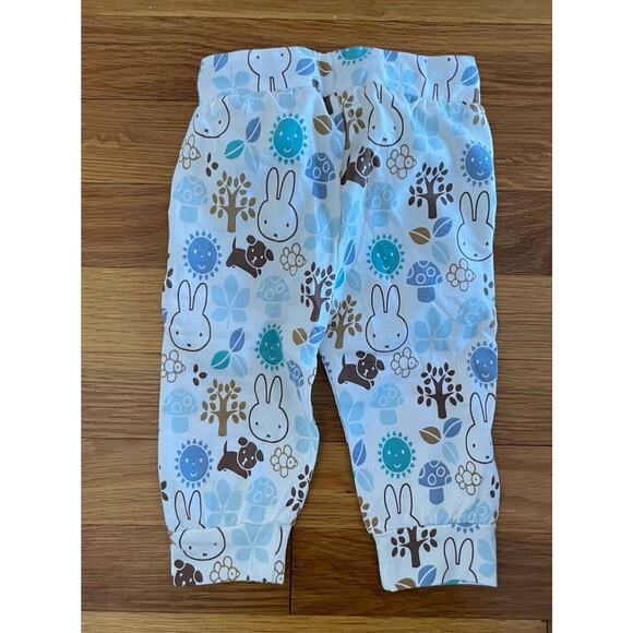 Nijntje Miffy Rabbit Baby Pants Size 3-6 Months Bunny White Blue 62-68 Kuuk'n - Picture 2 of 4